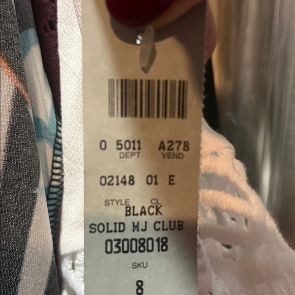 Cache Black Asymmetrical Ruffle Dress - Picture 3 of 3